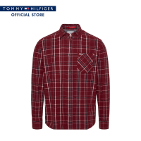 ราคา Tommy Hilfiger เสื้อเชิ้ตแขนยาวผู้ชาย รุ่น DM0DM17253 XJS สีแดง (21022749182)