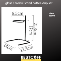 ราคา BESTCOFF ชุดดริปกาแฟ เซรามิค แก้ว ขาตั้ง Ceramic glass stand coffee drip set (4476918902)