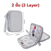 ราคา กระเป๋าจัดระเบียบเดินทาง กระเป๋าอุปกรณ์มือถือ เคสฮาร์ดดิสก์ สายชาร์จ หัวชาร์จ Power Bank USB SD การ์ด External Hardisk HDD หูฟัง HDD Case (21326961734)