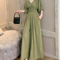 ราคา ชุดจั๊มสูทแฟชั่นเกาหลี ชุดจั๊มสูทแฟชั่นขายาว ชุดจั๊มขากว้างลายดอกไม้ ชุดจั๊มแขนสั้นลายดอกไม้ ชุดจั๊มสูทขายาวสไตล์เกาหลี (16151032398)