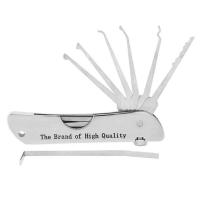 ราคา เครื่องมือที่เปิดล็อคเครื่องมือมือแม่กุญแจสแตนเลส AHUF0ปลดล็อคช่างทำกุญแจประแจแบบพับเครื่องมือ (20411075835)