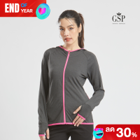 ราคา GSP EXPERIMENT JACKET เสื้อแจ็คเก็ตเนื้อบาง สีเทา แต่งขลิบสีชมพู สดใส ใส่สบายไม่ร้อน PZT4BL (16378483206)