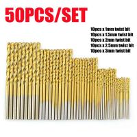 ราคา ชุดดอกสว่านไทเทเนียม 99 ชิ้นสำหรับเหล็กไม้พลาสติกโลหะทองแดงอลูมิเนียมพร้อมกล่องเก็บของ (21412201052)