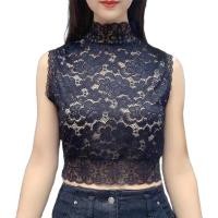 ราคา เสื้อเบลาส์ผู้หญิงคอเต่าสีทึบคอปกถอดได้ลายดอกซากุระผ่าชุดลูกไม้ลายดอกกุหลาบ (16983448006)