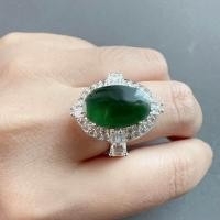 ราคา หยกแท้พม่า 100 Jade Jadeite หยกสีเขียวเข้ม สำหรับผู้ชาย (21364953139)