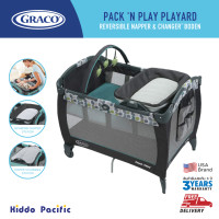 ราคา Graco Pack N Play Rev Napper Changer Boden เตียงนอนสำหรับเด็ก ฟังก์ชั่นครบครัน สามารถสลับเปลนอนเป็นที่เปลี่ยนผ้าอ้อมได้ง่ายเพียงแค่พลิกกลับด้าน (5390284432)