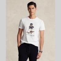 ราคา Polo Ralph Lauren เสื้อยืดผู้ชาย Custom Slim Fit Polo Bear Jersey T Shirt รุ่น MNPOTSH1N822080 สีขาว (21397270424)