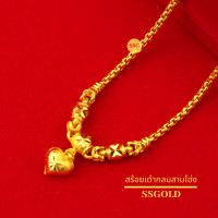 ราคา สร้อยเต๋ากลมระย้าสามโอ่ง 1 บาท 18 นิ้ว ชุบทองคำแท้ 96 5 สร้อยทองไม่ลอก สร้อยคอห้อยพระ สร้อยทองคำแท้24k ทองปลอมไม่ลอก สร้อยทองไมครอนแท้ (5198014227)