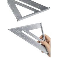 ราคา ไม้ฉากปรับมุม ขนาด 7 นิ้ว Triangle ruler ไม้ฉาก3เหลี่ยม ไม้ฉากปรับมุม ไม้ฉากวัดมุม ไม้ฉาก ไม้ฉากติดผนัง ฉากวัดสามเหลี่ยม แบบอลูมิเนียม (12497989737)