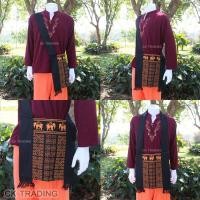 ราคา กระเป๋าย้าม ผ้าพื้นเมือง กระเป๋าสะพายข้าง ลายช้าง วินเทจ คละลาย (12856603429)