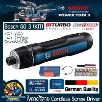 ราคา ไขควงไร้สาย BOHCH GO 3 3 6V แรงบิด 0 1 5 Nm มีไฟ LED พร้อมชุดดอกไขควง ยี่ห้อ BOSCH รุ่น BOSCH GO 3 KIT รับประกัน 1ปี (21416376492)