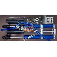 ราคา โช๊คหัวกลับ โช๊คหน้ารถวิบาก ยาว 80 ซม สีน้ำเงิน พร้อมแผงคอและอุปกรณ์ (16447033640)