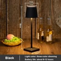 ราคา โคมไฟตั้งโต๊ะ โคมไฟ LED โคมไฟอ่านหนังสือ 3สี ดำ ขาว โคมไฟห้องนอน เหมาะสำหรับห้องนอน บาร์ ร้านอาหาร สไตล์โมเดิร์น โคมไฟตั้งโต๊ะ (21394362372)