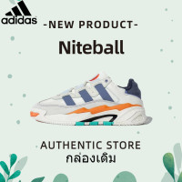 ราคา Adidas Adidas NITEBALL clover รองเท้าผ้าใบสไตล์บาสเก็ตบอลลำลองสำหรับผู้ชายและผู้หญิง GY8566 (20861793615)
