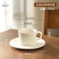 ราคา แก้วกาแฟวินเทจสไตล์โมเดิร์นสำหรับแม่บ้านแก้วกาแฟมีมูลค่าสูงแก้วกาแฟแบบแขวนหูลายแนวตั้งเซรามิกสำหรับใช้ในบ้านจานรองกาแฟประณีต (17457658300)