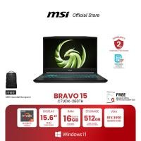 ราคา MSI NOTEBOOK Bravo 15 C7UDX 260TH 15 6 FHD IPS Ryzen 5 7535HS NVIDIA GeForce RTX 3050 16GB 8GBX2 DDR5 512GB NVMe PCIe SSD Windows 11 Home โน้ตบุ๊ก (21323019436)