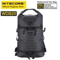 ราคา NITECORE WDB20 20L กลางแจ้งกระเป๋าเป้สะพายหลังกันน้ำผู้หญิงผู้ชายไนล่อนตกปลาท่องเที่ยวกีฬาเดินป่าเดินป่ากระเป๋าแห้งสีดำ TPU 500วัน (19372133490)
