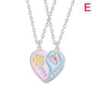 ราคา pengxia COD 2pcs Rainbow Fashion Best Friends น้ำผึ้งรักคู่จี้สร้อยคอ BFF Gift HO (19971764702)