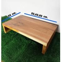 ราคา โต๊ะวางของ โต๊ะไม้สัก โต๊ะเอนกประสงค์ ไม้หนา ขนาด2 3cm (20888686909)