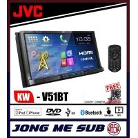 ราคา เครื่องเล่น จอ 2ดิน 7นิ้ว JVC รุ่นKW V51BT เครื่องเล่นDVD ติดรถยนต์พร้อมจอ 2 DIN หน้าจอระบบสัมผัสขนาด 7 นิ้ว HDMI เสียงดี คุ้มสุดๆ เครื่องเสียงติดรถ (10042076522)