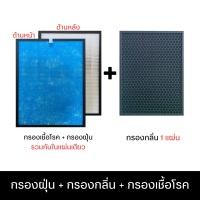 ราคา แผ่นกรองเครื่องฟอกอากาศ Philips AC1215 ฟิลเตอร์กรองฝุ่น FY1410 FY1413 ไส้กรอง HEPA Carbon Filter แผ่นกรองฝุ่น กรองกลิ่น Air Purifier Filter (21198720443)