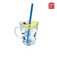 ราคา MINISO แก้วน้ำ พร้อมฝาปิดและหลอด 400mL Minions Collection (21367454431)