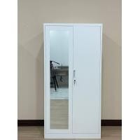 ราคา NEED ตู้เสื้อผ้า เหล็กบานเปิด มีกระจกเงา สีขาวและขาวน้ำตาล และสีเทา ส่งฟรี ออกใบกำกับภาษีได้ ราคาถูกสุด (17660686972)