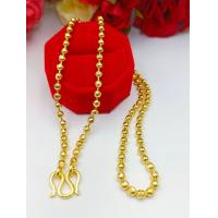 ราคา สร้อยคอ M14 สร้อยคอ 1บาท ทองชุบ ทองไมครอน เศษทอง ทองหุ้ม ลายมะยม ห่วงกลม (16727753998)