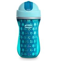 ราคา USA แก้วหัดดูด Chicco เก็บความเย็น เทไม่หก แบบหลอด Insulated Straw Trainer 9oz 12m ขวดน้ำ ถ้วยหัดดื่ม กระติกน้ำ (19563909763)