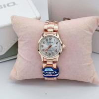 ราคา New ใหม่ล่าสุด นาฬิกาข้อมือผู้หญิงแฟชั่น casio สีใหม่ชมพูน่ารัก กันน้ำได้ มีวันที่ ผู้หญิงส่วนใหญ่ตามหารุ่นนี้ ฟรี ถ่านสำลอง พร้อมส่งในไทย (21257262789)