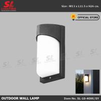 ราคา SL LIGHTING โคมไฟติดผนังภายนอก SL 10 4086 SY ตัวโคมสีดำ ขั้ว E27 (1352920450)