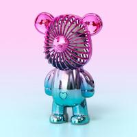 ราคา พัดลมพกพา พัดลมรูปหมี พัดลมชาร์จUSB พัดลมมินิ ขนาดพกพา ปรับความแรงลมได้ Mini Fan (21308529395)