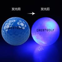 ราคา Can wholesale Crestgolf LED super bright LED luminous ball night practice golf ball surface 6 color light field (11120312161)