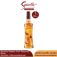 ราคา Senorita Passion Fruit Syrup เซนญอริตา น้ำเชื่อมแต่งกลิ่นเสาวรส 750ml 1 ขวด (17219541492)