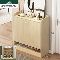 ราคา ชั้นวางรองเท้า shoes shelf ตู้เก็บรองเท้า ตู้รองเท้า ชั้นรองเท้า ตู้เก็บของ shoe rack ชั้นวางไม้ ตู้อเนกประสงค์ พร้อมชั้นวางของ (21399269382)
