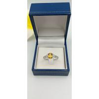 ราคา แหวนซิทริน เงินแท้ 925 เคลือบทองคำขาว (21392917526)