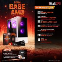 ราคา iHAVECPU คอมประกอบ BASED4AMD 06 AMD RYZEN 5 5600G 3 9GHz 6C 12T ONBOARD Radeon Graphics อัพเกรดการ์ดจอติดต่อ ADMIN MSI B450M A PRO MAX KINGSTON FURY BEAST x iHAVECPU 16GB 8x2 DDR4 3200MHz BLACK SAMA P