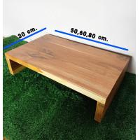 ราคา โต๊ะวางของ โต๊ะไม้สัก โต๊ะเอนกประสงค์ ไม้หนา ขนาด2 3cm (20888686910)
