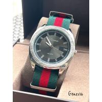 ราคา นาฬิกาแบรนด์ Geneva งานแท้ สายผ้าสไตล์ Gucci สาวปรับได้ตามขนาดข้อมือ ใส่ได้ทั้งชายแหละหญิง (19553924859)
