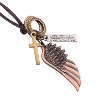 ราคา Boho สร้อยคอผู้ชายวินเทจปรับสายหนังแท้สร้อยคอขนนกจี้ยาวเครื่องประดับทำมือของขวัญ (21357621533)