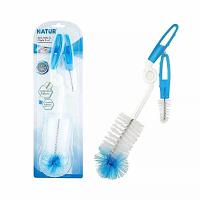 ราคา NATUR เนเจอร์ แปรงล้างขวดนม รุ่นหมุนได้ 360 องศา แพ๊ค 1 ชิ้น (21346080714)