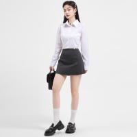 ราคา Closet Crush Lemonade กระโปรงสั้นทรงเอสีดำ (21391125079)