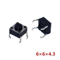 ราคา 100 ชิ้น ล็อต 6x6x5 4 3 6 7 8 9 10 11 12 13 14 15 มม สวิตช์แบบแทคปุ่มกดสวิทช์ 12 โวลต์ทองแดง 4Pinกรมทรัพย์สินทางปัญญาไมโครสวิทช์สำหรับทีวี ของเล่น ใช้ในบ้านกระดุม (536696920)