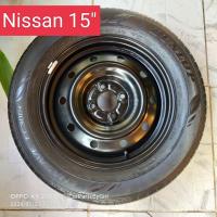 ราคา ราคาต่อวง ล้ออะไหล่ Nissan ขอบ15 ดุม 60 1 4รู100 พร้อมยาง Dunlop 185 65 15 ปี 21 2121 (21331209061)