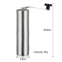 ราคา พร้อมส่ง Stainless Steel Hand Coffee Grinder เครื่องบดกาแฟ สแตนเลส แบบมือหมุน เครื่องบดเมล็ดกาแฟ ที่บดกาแฟมือหมุน ที่บดกาแฟสแตนเลสขนาดพกพา (19086514141)