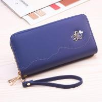 ราคา กระเป๋าสตางค์ กระเป๋าสตางค์ใบยาวมีซิปคู่แ กระเป๋าสตางค์ใบยาวของผู้หญิง SL (5003262181)
