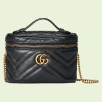 ราคา Gucci กระเป๋า GG Marmont mini top handle bag (21228183939)