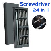 ราคา ชุดไขควง 24IN1 หัวแม่เหล็ก ไขควงเล็ก ไขควงซ่อมมือถือ ไขควงNotebook ไขควงอเนกประสงค์ พร้อมส่ง (21035096759)