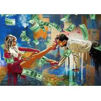 ราคา Great Gatsby Portrait โปสเตอร์ Leonardo Money Dollar Wolf Of Wall Street Graffiti Art ภาพวาดผ้าใบสำหรับห้องนั่งเล่น Home Decor (19930721417)