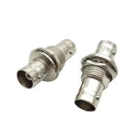 ราคา QB13LA Store 2pcs 5pcs BNC Female to BNC Female straight Jack Connector plug Socket Screw Panel Mount Panel Chassis Adapter Coaxial (21119522425)